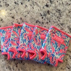 Set of 5 Lilly Pulitzer coozies